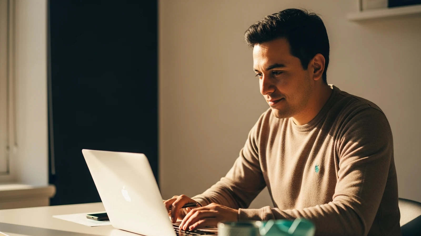 Pantalla de plataforma de cursos online en laptop y móvil de alumno