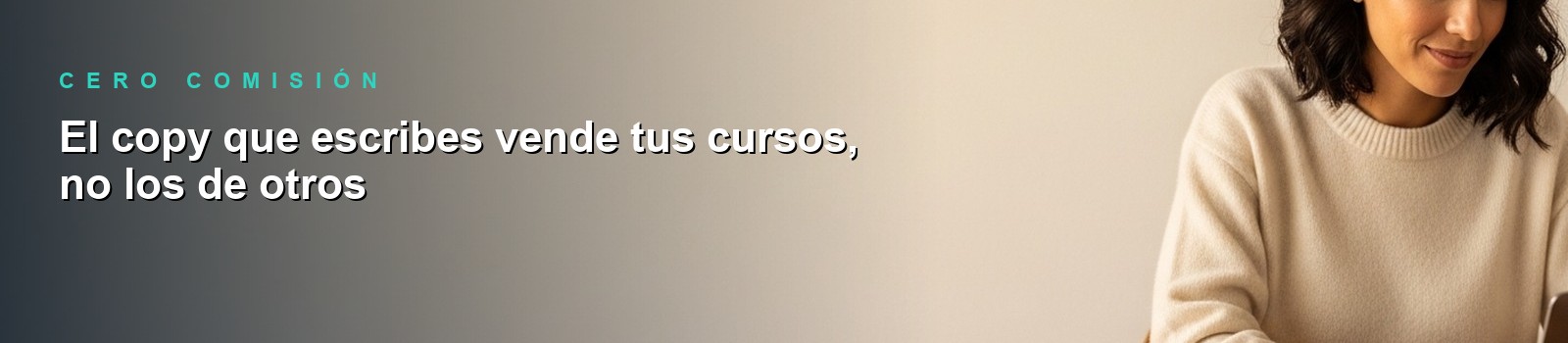 copywriting para vender cursos — banner b1 KursoPro